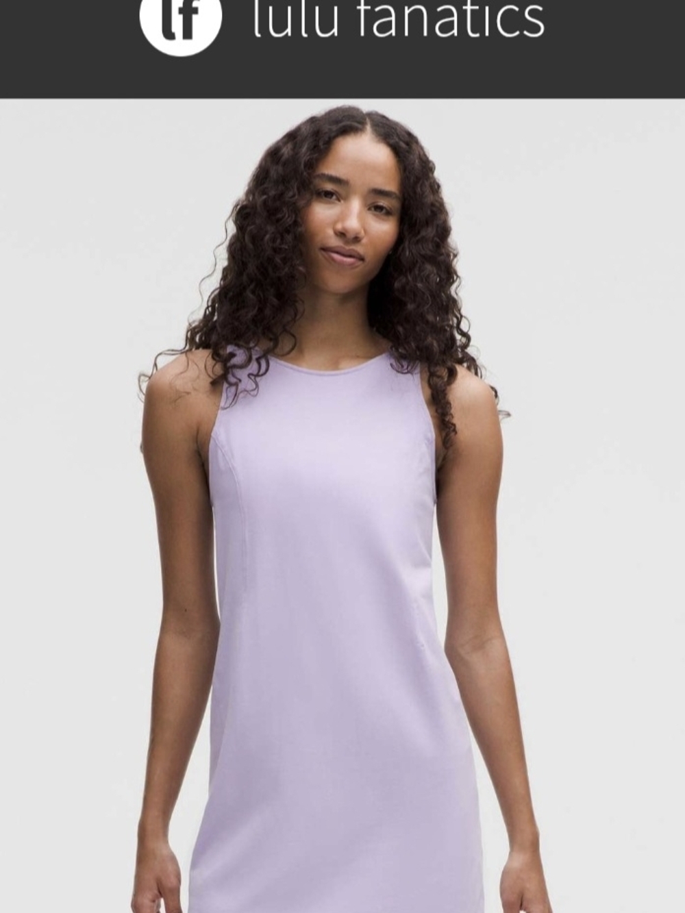 lululemon athletica Lavender Midi Active Dress